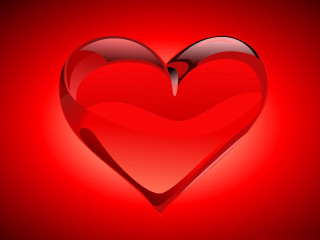 Red heart shadow love romanticism - david ramsay hay free wallpaper