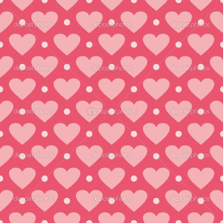 Pink heart pattern dots valentine - naive free wallpaper