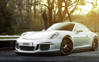 White porsche sports car sunset - sunset free wallpaper