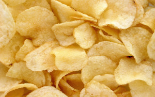 Potato chips table plate food - chippy free wallpaper
