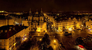 City lights night urban bridge - ferenc joachim free wallpaper