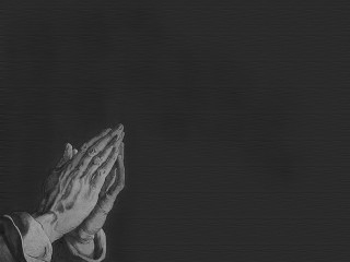 Black white prayer hands dark - a charcoal drawing free wallpaper