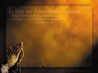 Praying hands bible verse yellow - a bible verse below free wallpaper