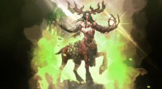 Horned horse rider magic digital - body free wallpaper