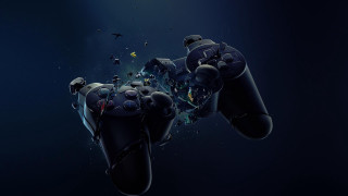 Video game controller flying people 2 - overhead free wallpaper