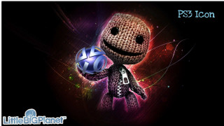 Little bitty character holding ball - a caption free wallpaper