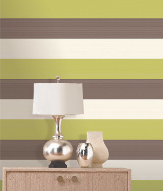 Lamp table striped wallpaper interior - striped free wallpaper