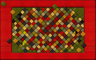 Red frame pattern squares rectangles - ernő rubik free wallpaper