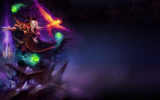 Wizard costume flying man wand - brom free wallpaper