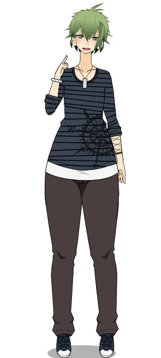 Woman green hair black shirt - green hair free wallpaper
