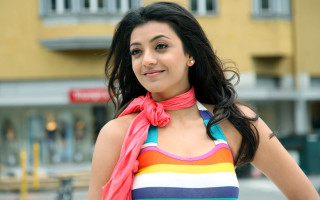 Woman colorful top pink scarf - colorful free wallpaper