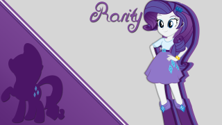 Purple ghost silhouette pony flowers - free happy birthday wallpaper