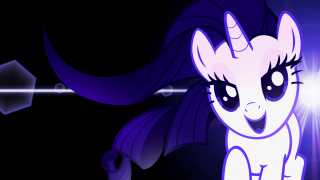 Purple pony horns smile celshading - a cartoon pony free wallpaper