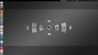 Metal plate clock numbers sides - a metal plate free wallpaper