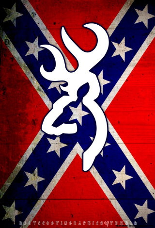 Flag deer stars western america - regionalism free wallpaper