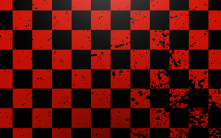Black red checkered grungy background - op art free wallpaper