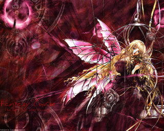 Girl pink wings dress sword - a pink dress free wallpaper
