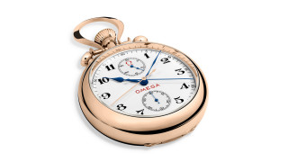 Pocket watch closeup white background - product photo free wallpaper