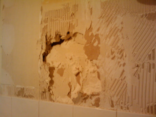 Bathroom wall hole tile white - cornelia parker free wallpaper