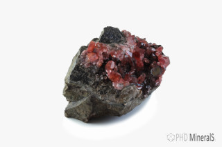Rock red crystals white background - a white background behind free wallpaper