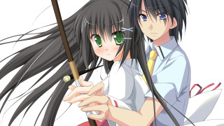 Anime characters sword long hair - a sword free wallpaper
