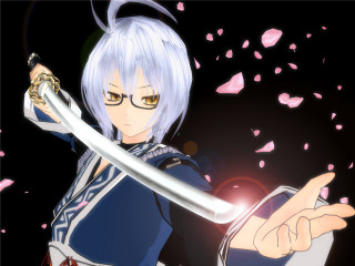 Anime character sword pointing light - a sword free wallpaper