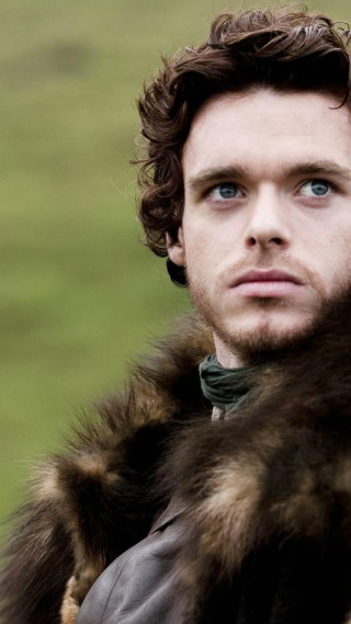 Man fur collar black jacket 2 - clovis trouille free wallpaper