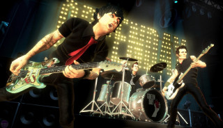 Concert band guitar drums microphone - a group of people playing free wallpaper