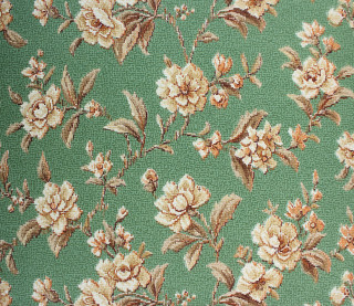 Green floral wallpaper brown white - floral free wallpaper