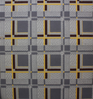 Close up wall pattern yellow - de stijl free wallpaper