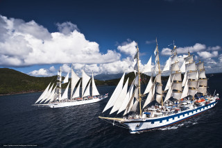 Large boat sailing ocean other - photography free wallpaper