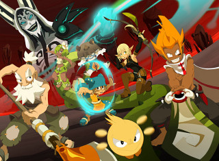 Cartoon characters group together cartoon - a group together free wallpaper
