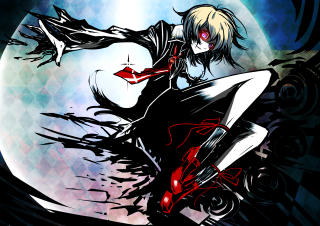 Woman knife blood moon full - a knife free wallpaper