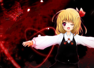 Blonde girl black dress red - neoexpressionism free wallpaper