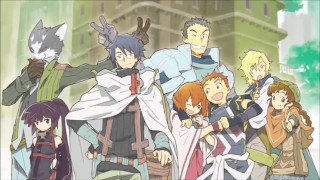 Group people building sky cartoon - akihiko yoshida free wallpaper