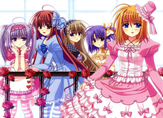 Girls pink dresses cake table - a cake free wallpaper