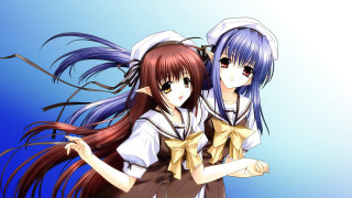 Anime girls long hair bows 16 - long hair and bows free wallpaper