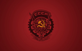 Red black logo hammer sick - sick free wallpaper