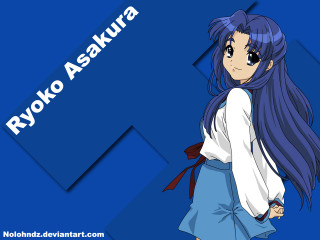 Kyyoka akura anime girl blue - a girl free wallpaper