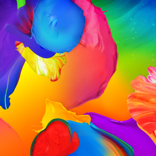 Colorful background flower cellphone camera - digital painting free wallpaper
