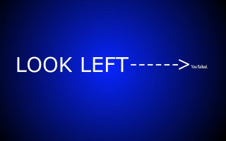 Blue background white text arrow - a white arrow free wallpaper