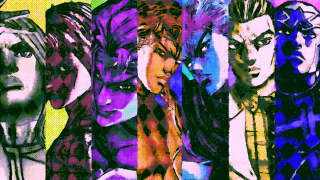Vivid neofauvism popart colorful boys - different colored hair and makeup free wallpaper