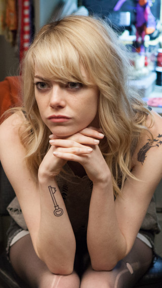 Woman tattoo sitting hand chin - free cyberpunk wallpaper