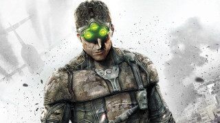 Man green glowing eye futuristic - his chest and chest free wallpaper