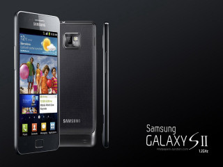 Samsung galaxy sii black background - logo free wallpaper