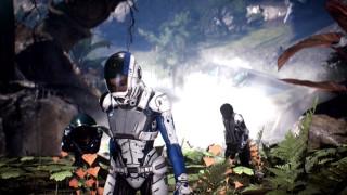 Futuristic suits forest plants trees - futuristic free wallpaper