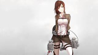 Woman short skirt jacket gun - a gun and a knife free wallpaper