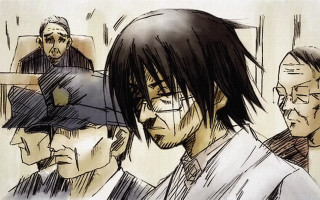 Man glasses hat courtroom men - a drawing of a man free wallpaper