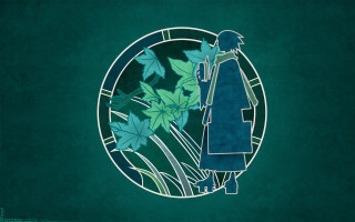 Woman blue dress circle green - a circle free wallpaper
