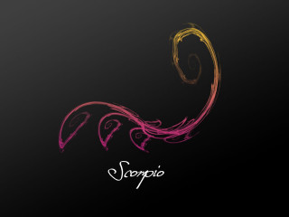 Black background pink yellow swirl - swirl free wallpaper